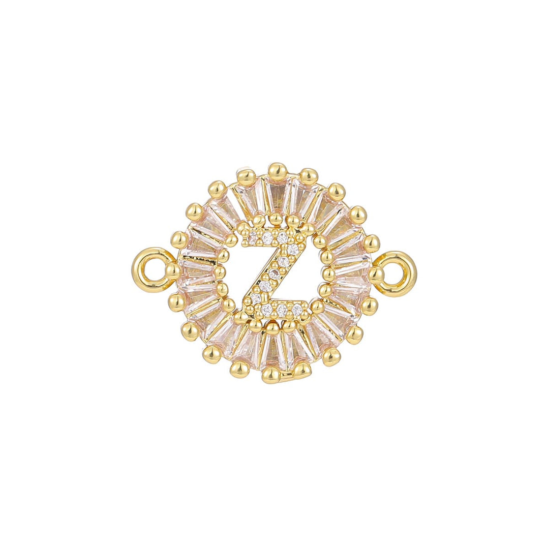 Zircon flower 26-letter bracelet