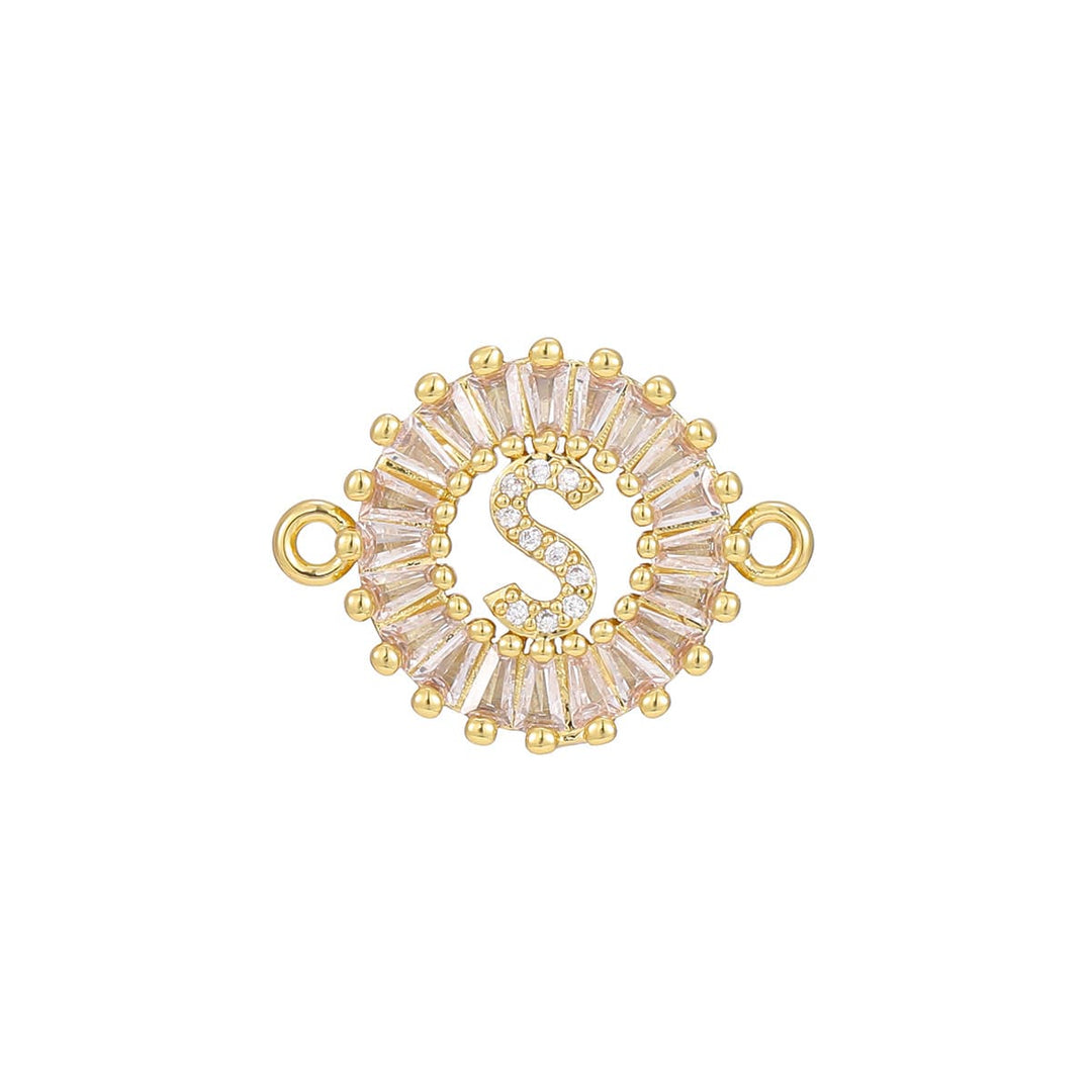 Zircon flower 26-letter bracelet