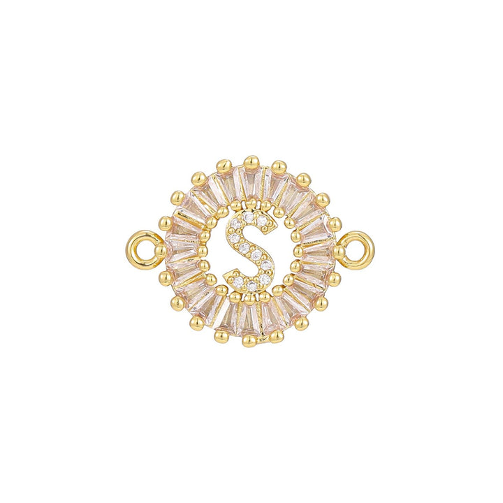 Zircon flower 26-letter bracelet