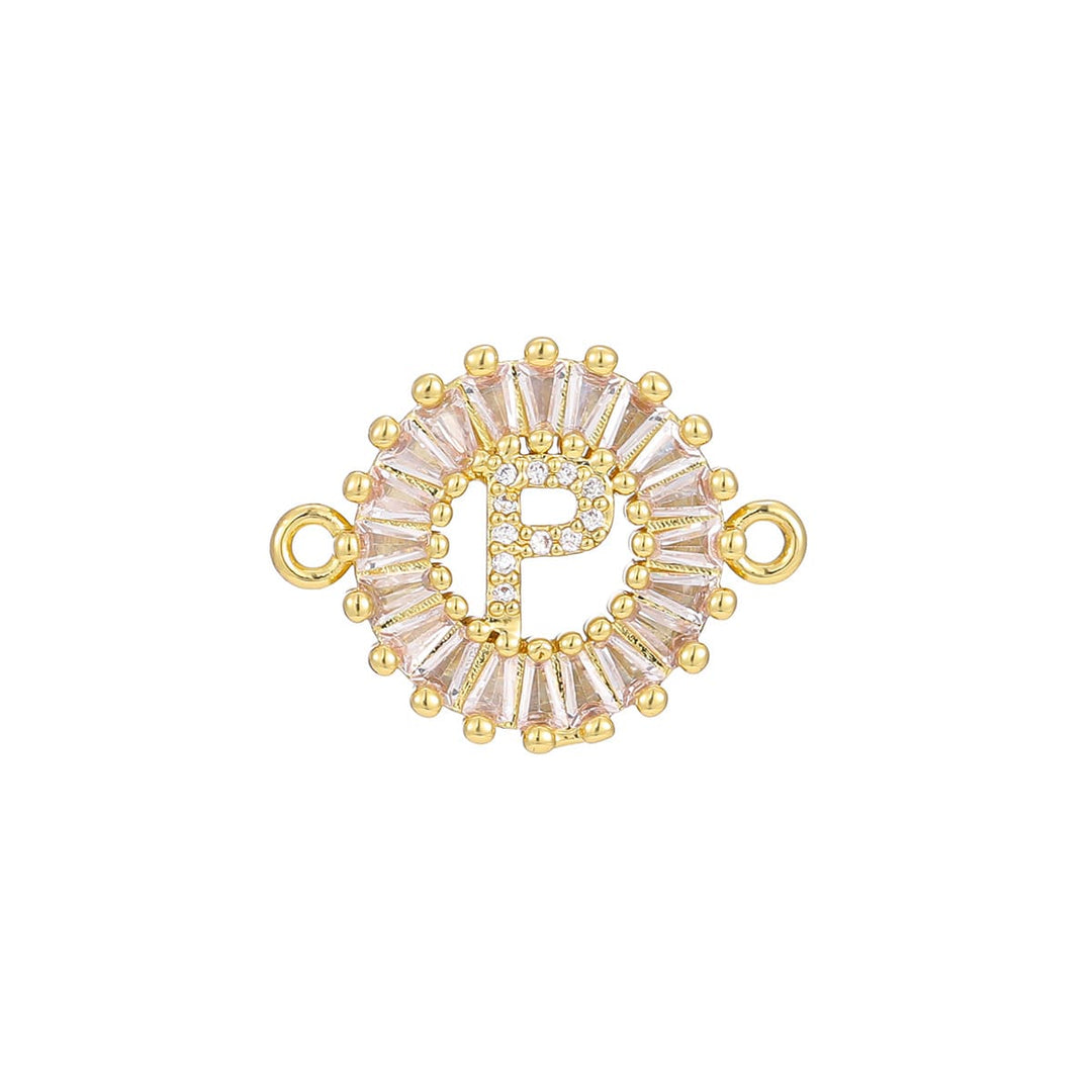 Zircon flower 26-letter bracelet