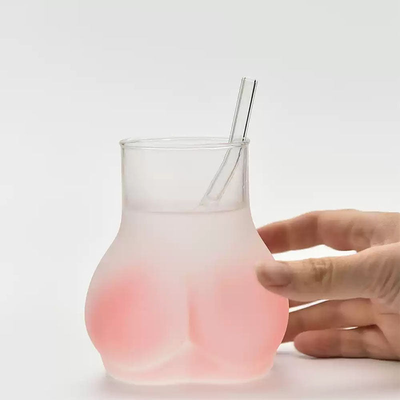 Cute and sexy peach hip water cup