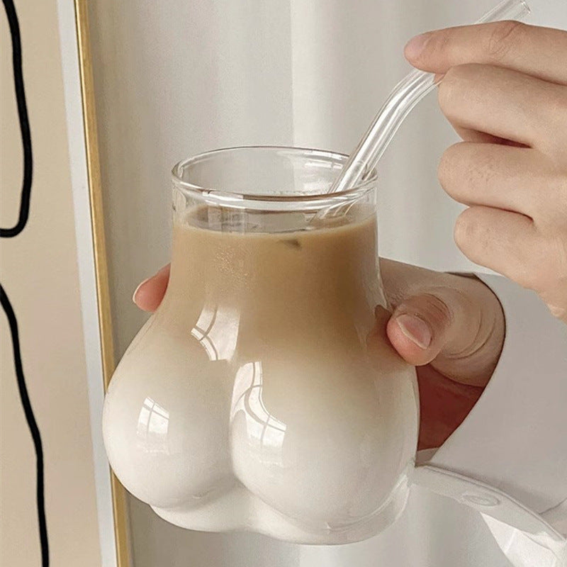 Cute and sexy peach hip water cup