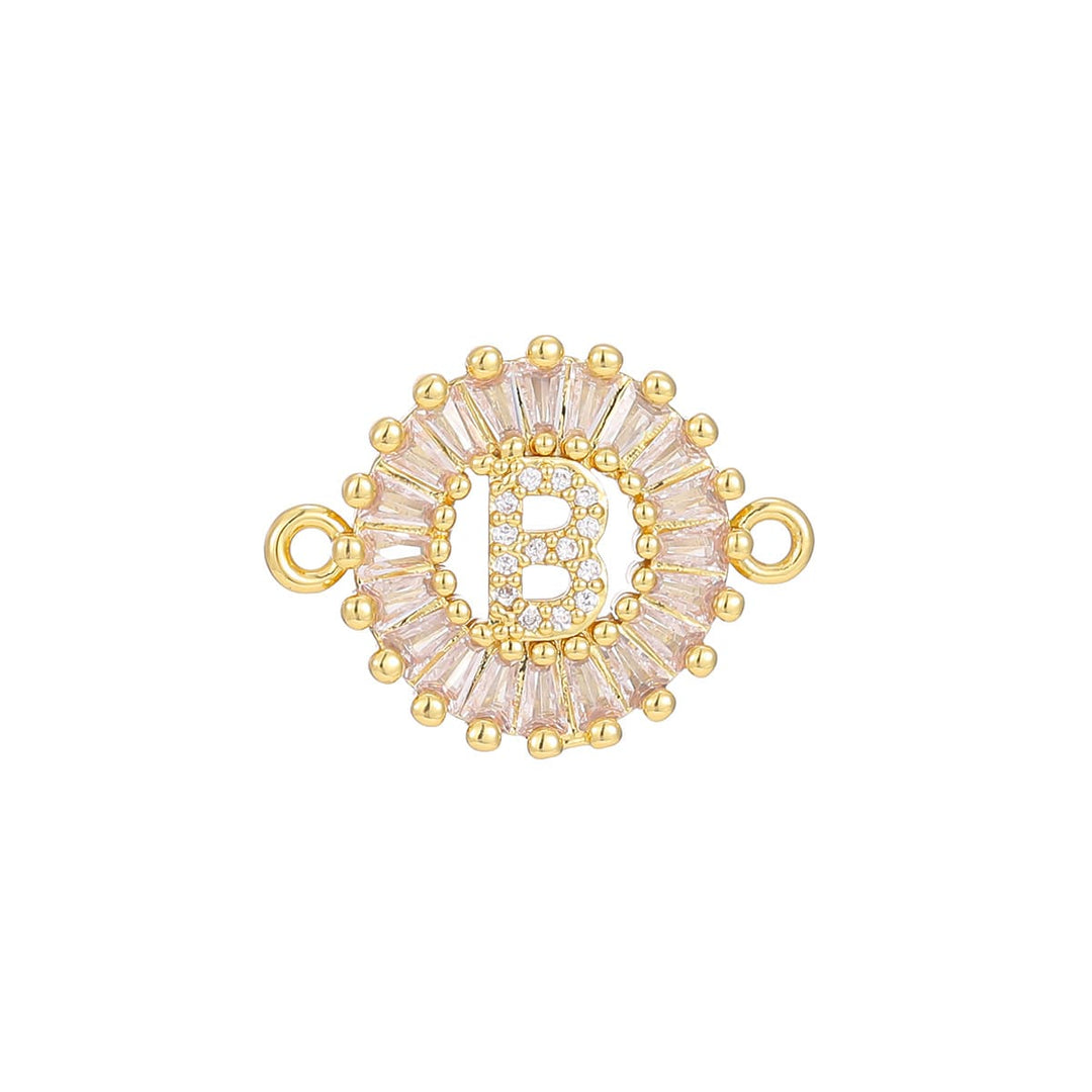 Zircon flower 26-letter bracelet