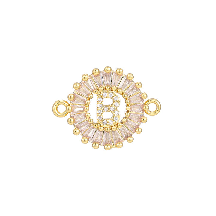 Zircon flower 26-letter bracelet