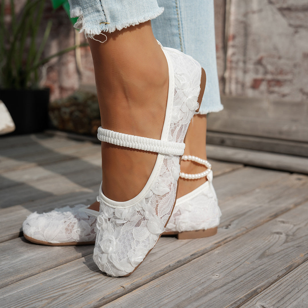 Square-toe flat loafers