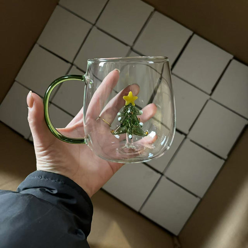 Cartoon animal borosilicate glass cup