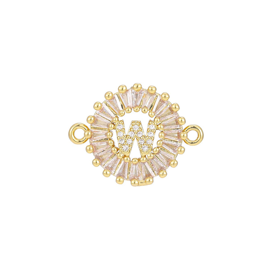 Zircon flower 26-letter bracelet