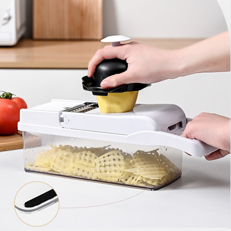 Make a salad cutting box