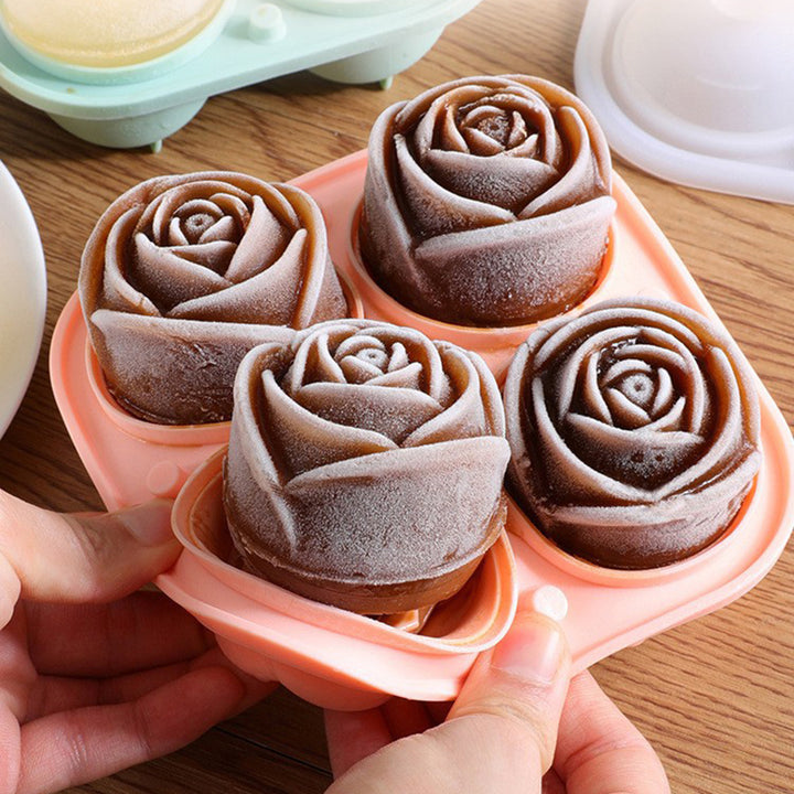 Rose ice cube mold