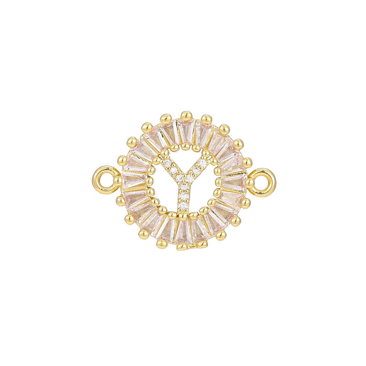 Zircon flower 26-letter bracelet