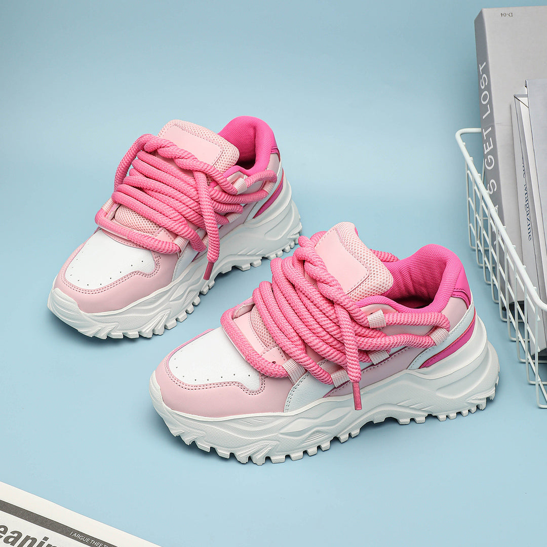 Platform casual sneakers