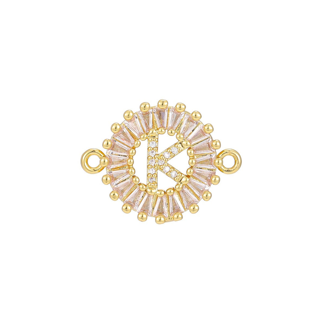 Zircon flower 26-letter bracelet