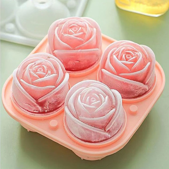 Rose ice cube mold