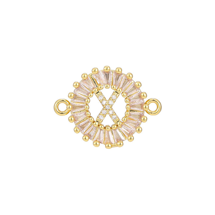 Zircon flower 26-letter bracelet