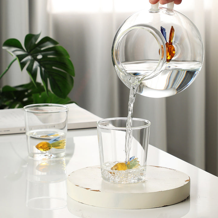Cartoon animal borosilicate glass cup