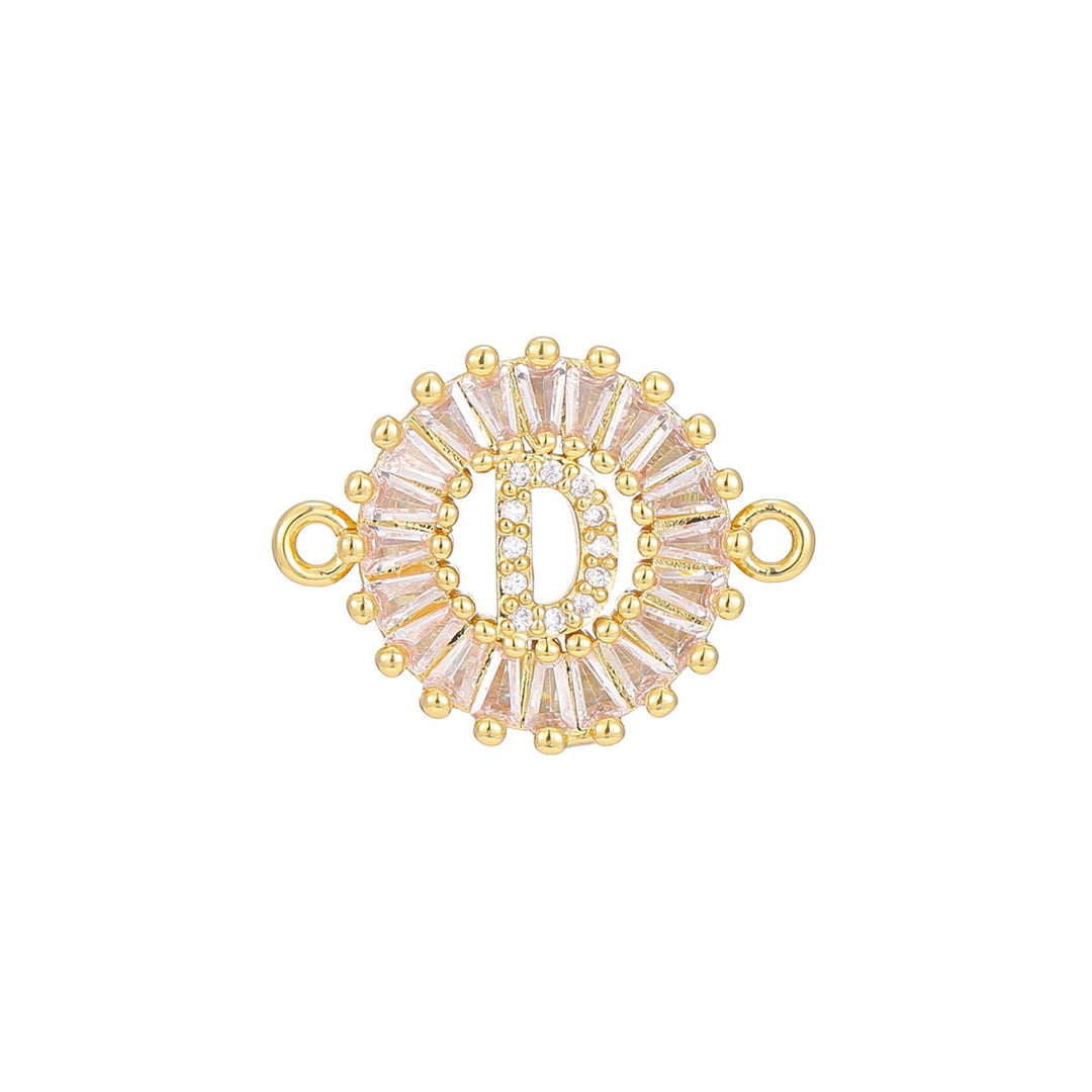 Zircon flower 26-letter bracelet