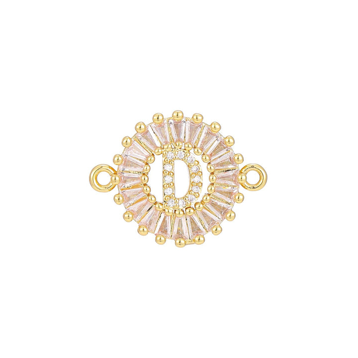 Zircon flower 26-letter bracelet