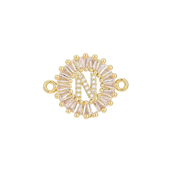 Zircon flower 26-letter bracelet