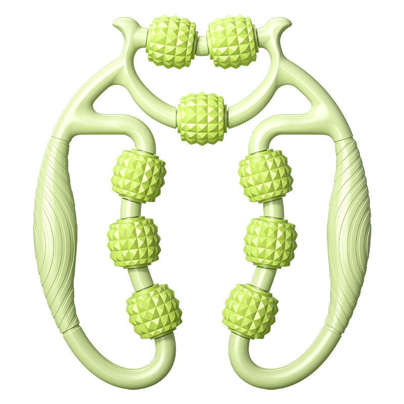 Ring-shaped leg massage roller