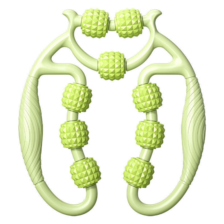 Ring-shaped leg massage roller