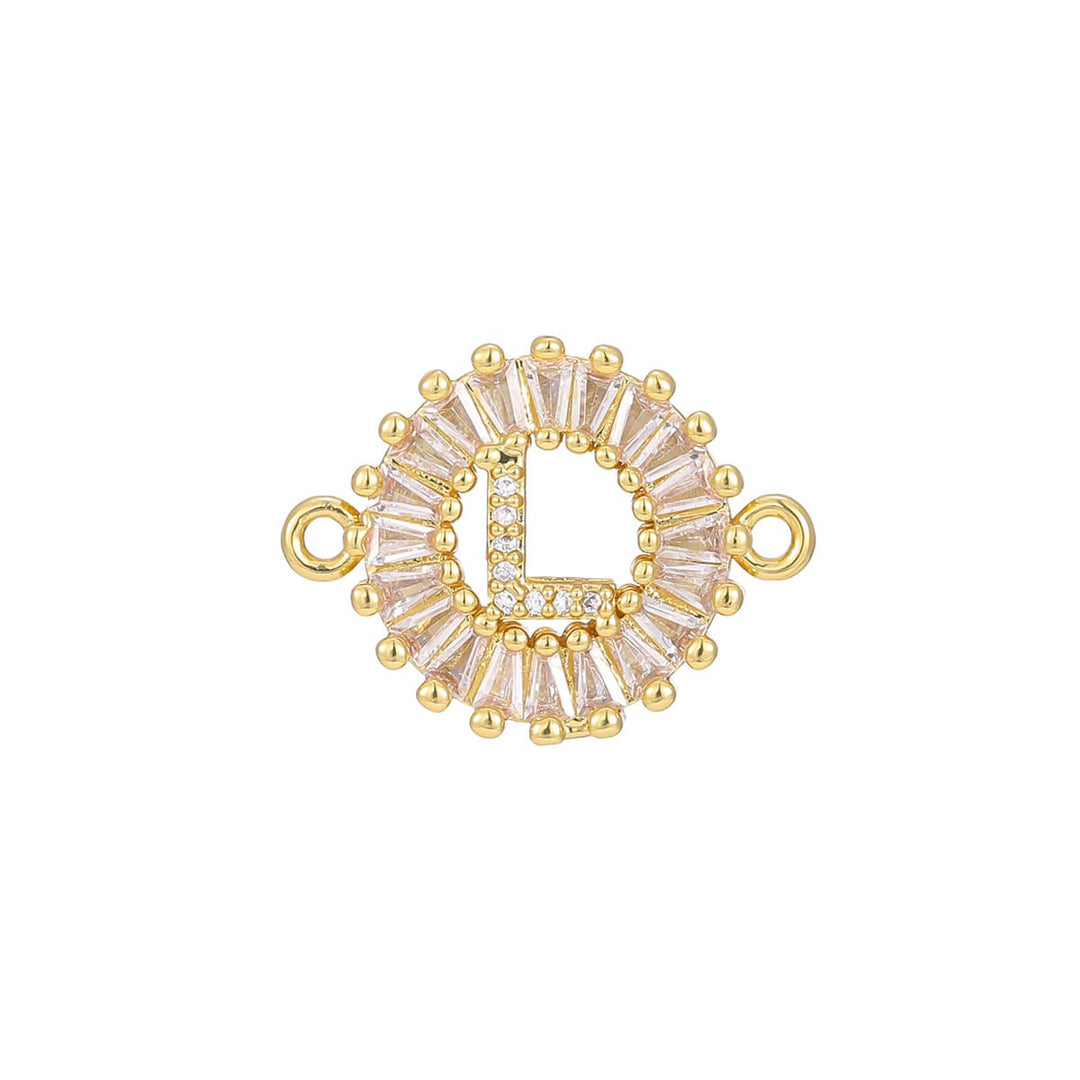 Zircon flower 26-letter bracelet