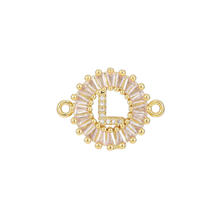 Zircon flower 26-letter bracelet