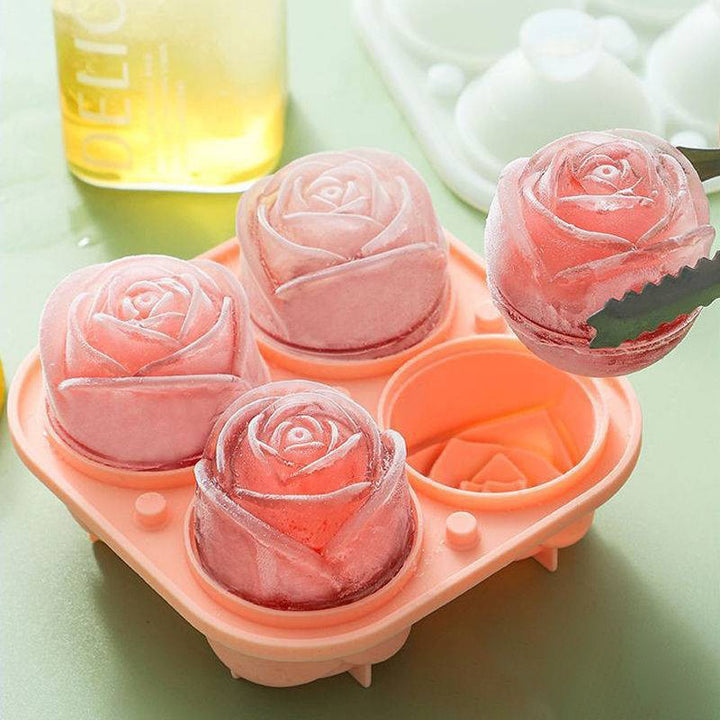 Rose ice cube mold