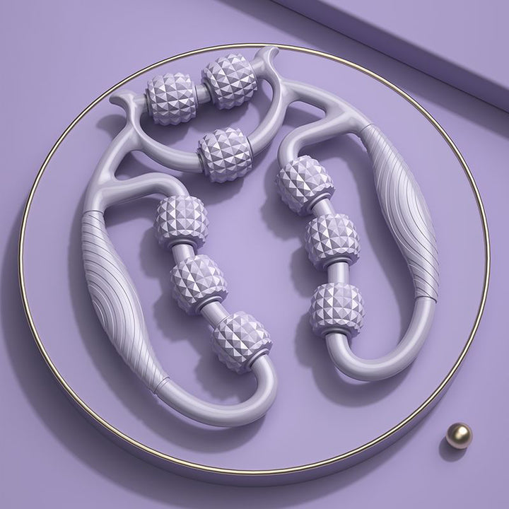 Ring-shaped leg massage roller