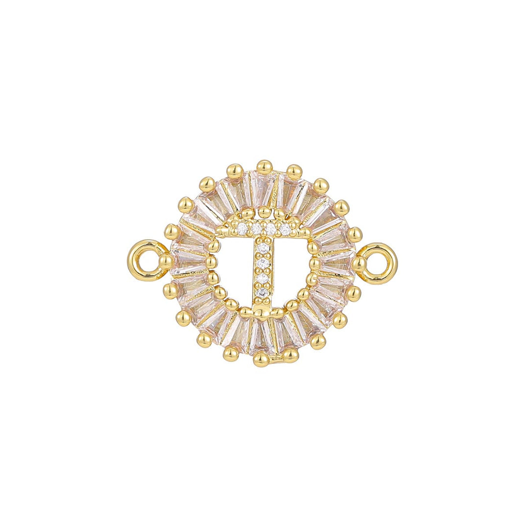 Zircon flower 26-letter bracelet