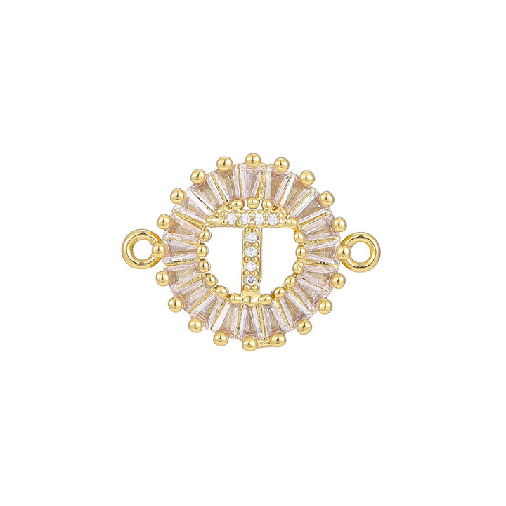 Zircon flower 26-letter bracelet