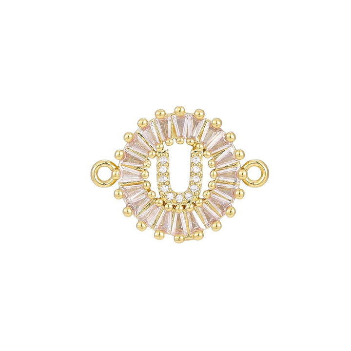 Zircon flower 26-letter bracelet