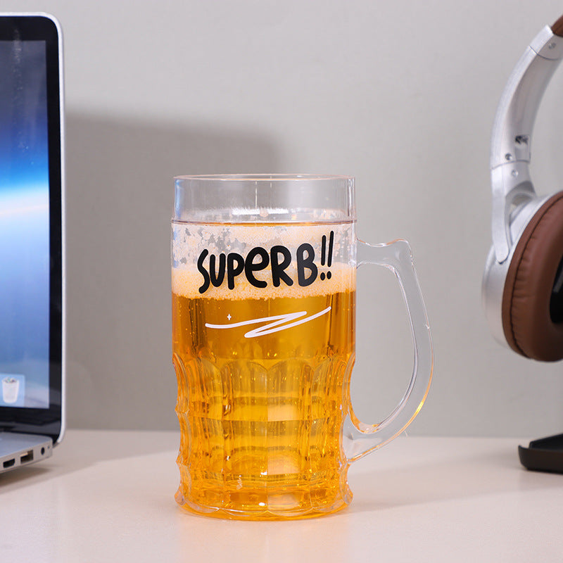 Prank beer mug