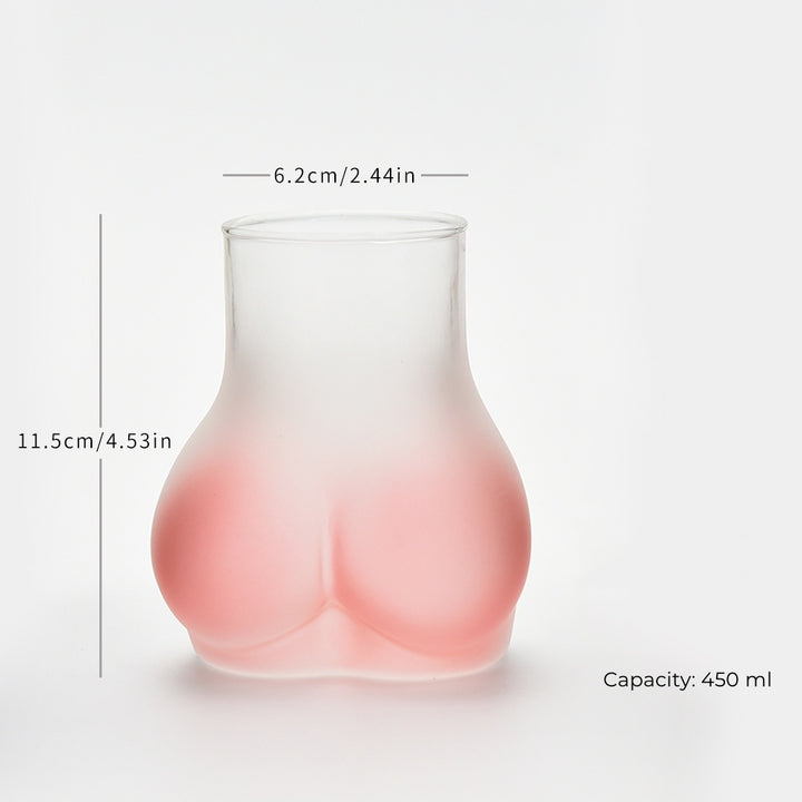 Cute and sexy peach hip water cup