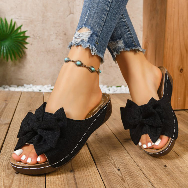 Bow-tie platform women&