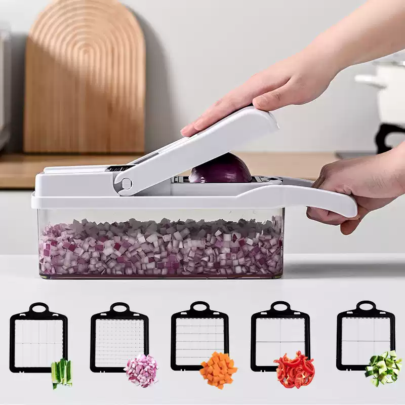 Make a salad cutting box