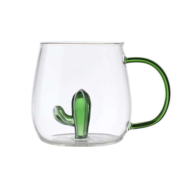 Cartoon animal borosilicate glass cup