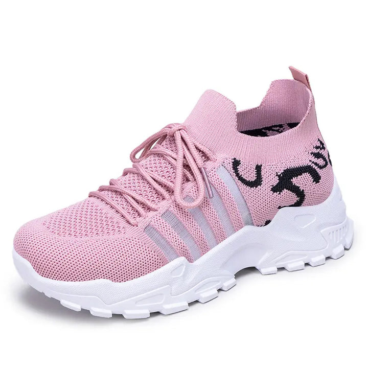 Women Leopard Mesh Sneakers