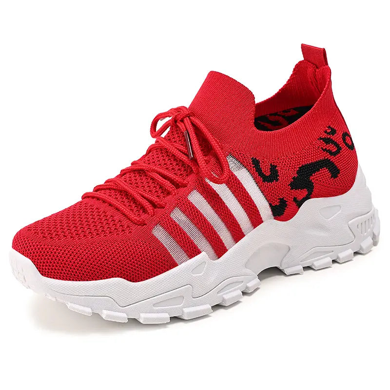 Women Leopard Mesh Sneakers
