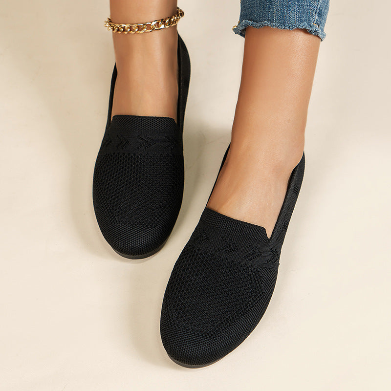 Breathable mesh everyday flats