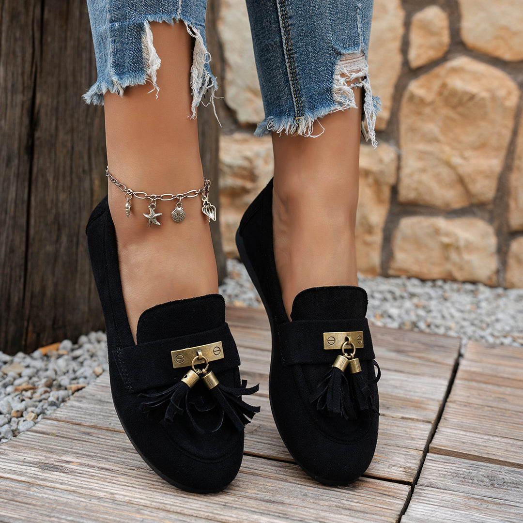 Women Round Toe Loafers