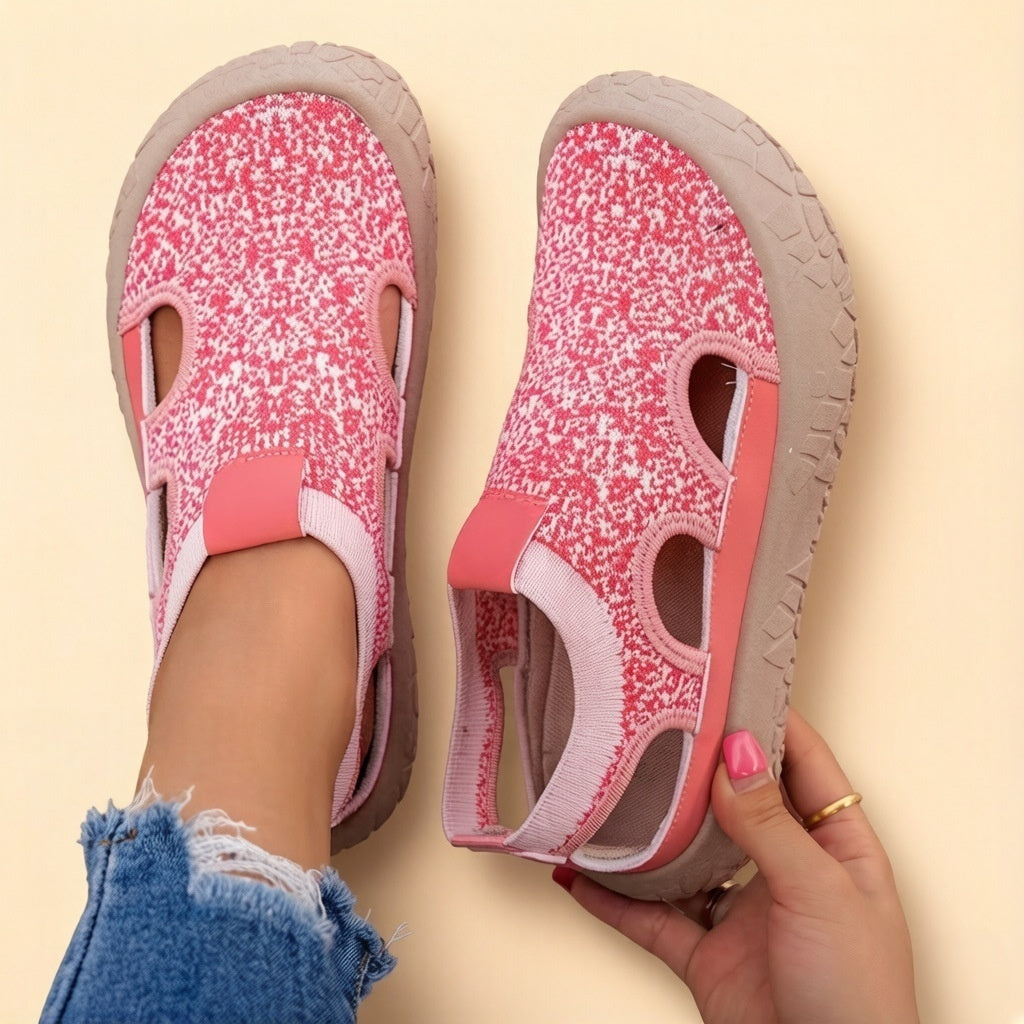 Women Knit Hollow Out Shoes