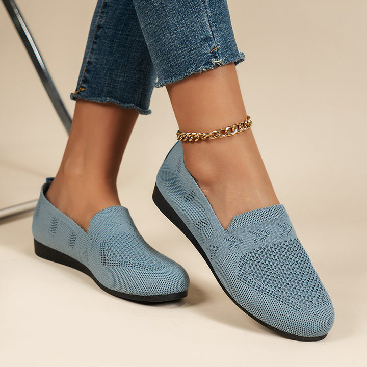 Breathable mesh everyday flats