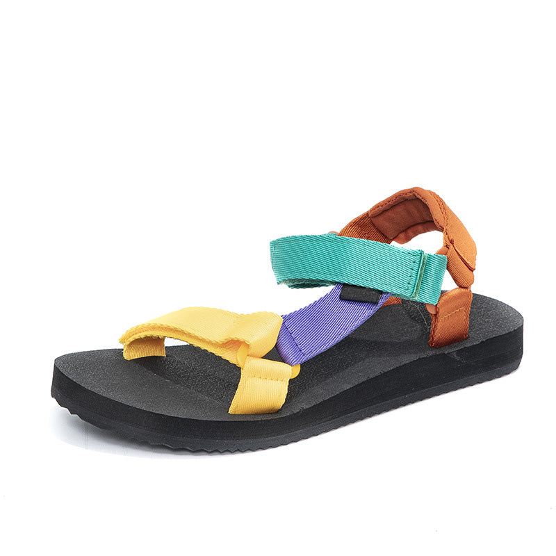 Versatile flat outdoor couple sports beach shoes