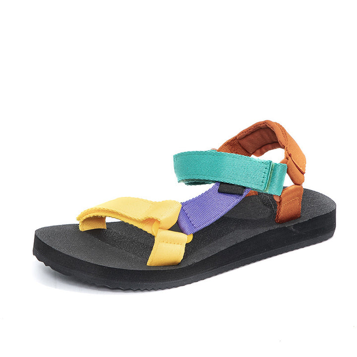 Versatile flat outdoor couple sports beach shoes