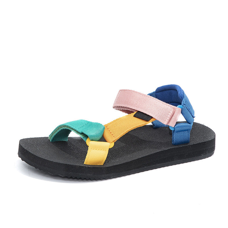 Versatile flat outdoor couple sports beach shoes