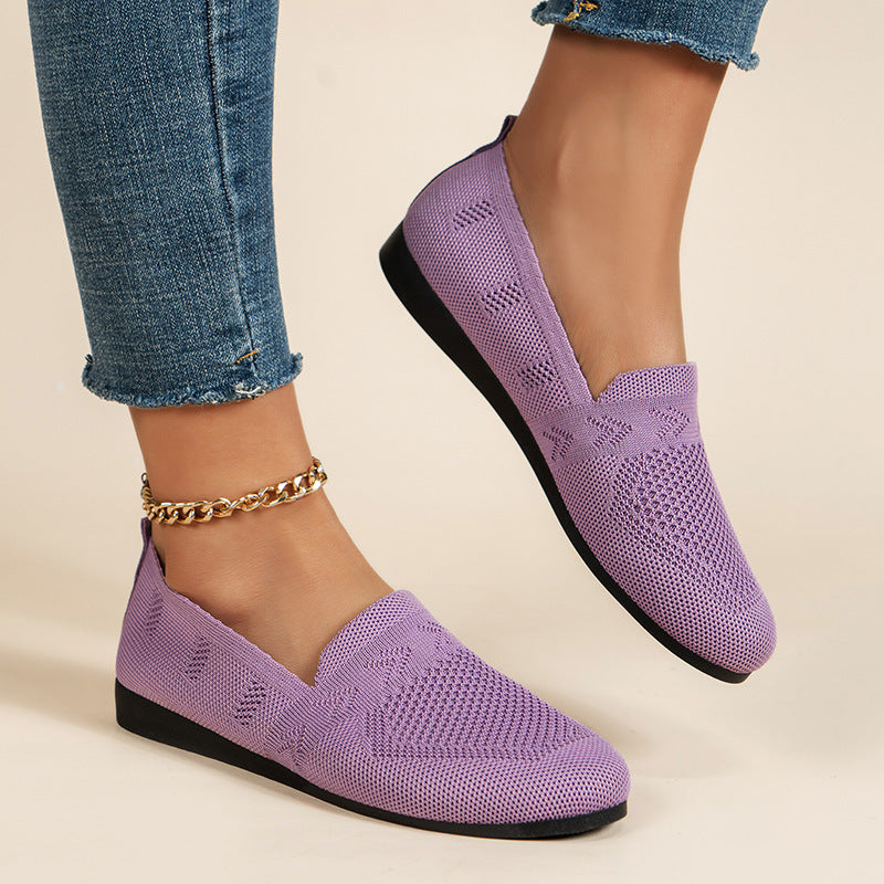 Breathable mesh everyday flats