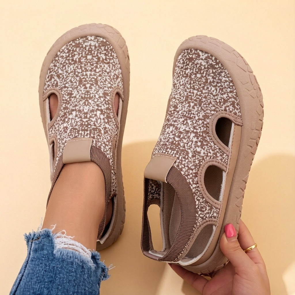 Women Knit Hollow Out Shoes