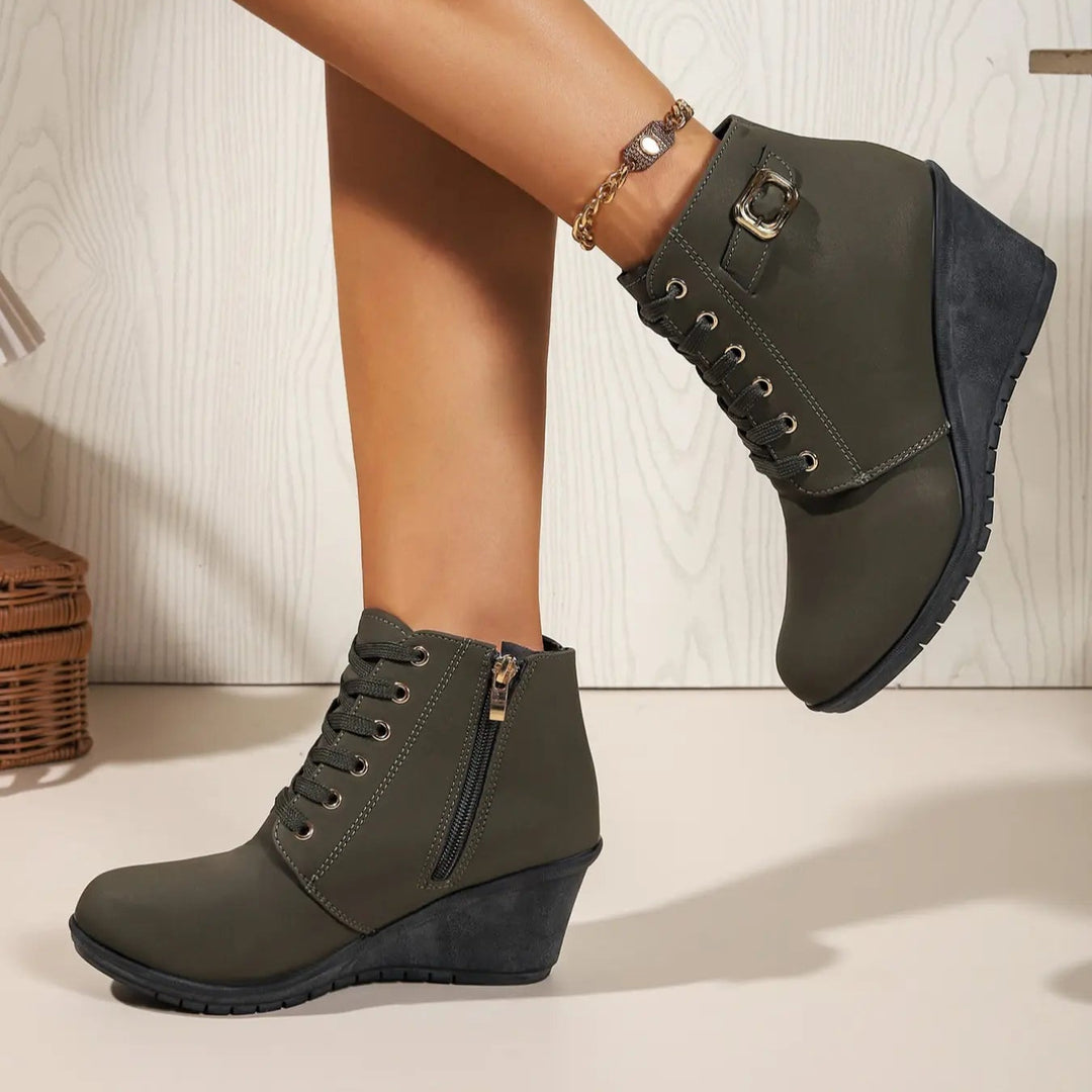 British-style wedge Doc Martens