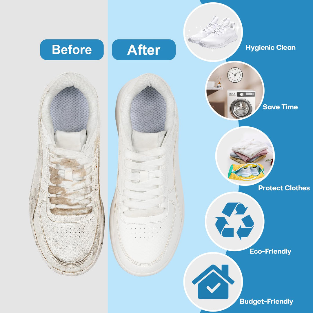 Chenille Shoe Washing and Care Bag