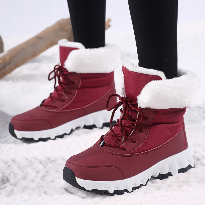 Fleece Lined Winter Snow Hiking Boots